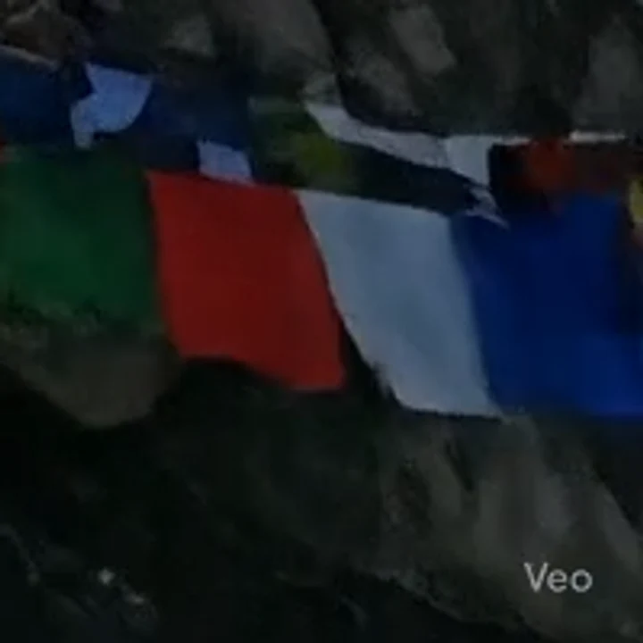 Watermarked: Frame from our Veo test video, before and after the Veo text mark was removed